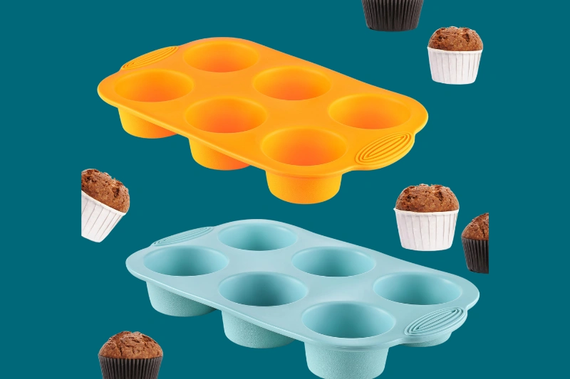 Custom Silicone Muffin Molds | Small Silicone Muffin Mold Maker, Large Silicone Muffin Mold Manufacturer & Bakery Molds Suppliers image 1