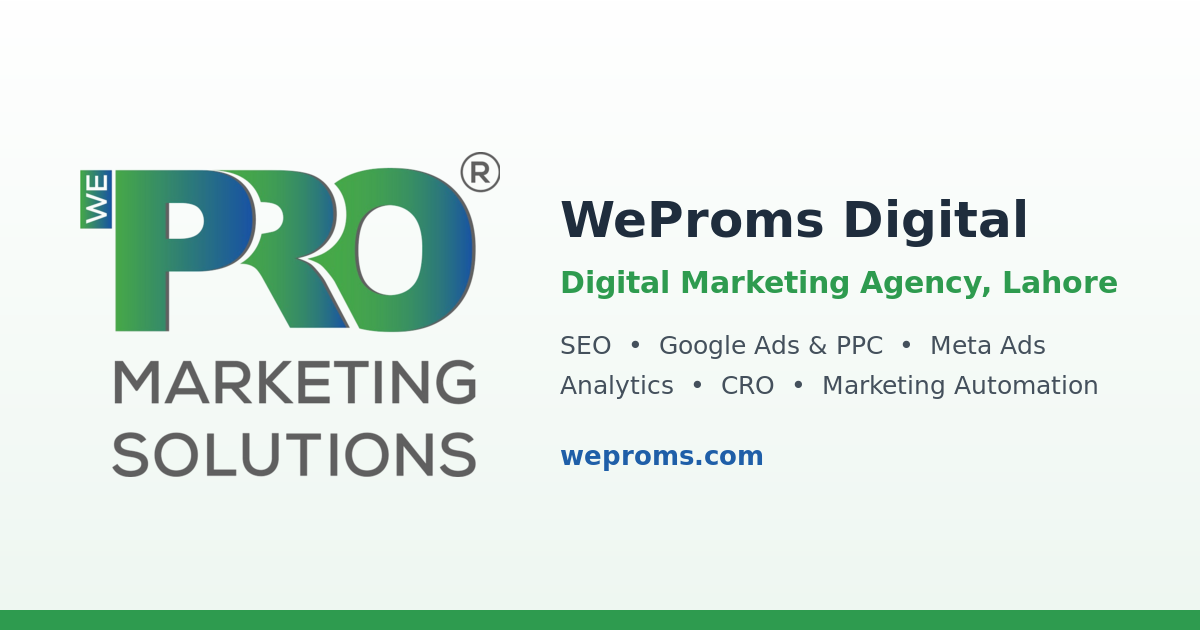 WeProms Digital cover